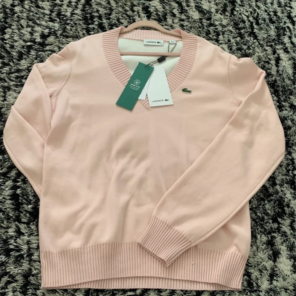 Lacoste pink sweater